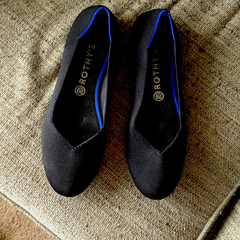 Lightly worn rothys